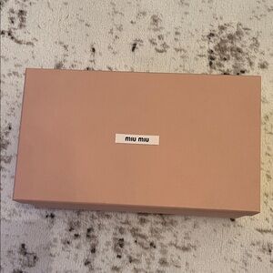 Miu Miu Blush Pink Box